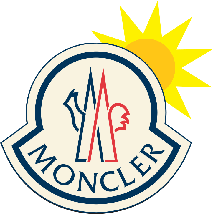 Sunny Day Sun Sticker By Moncler Clipart (1080x1080), Png Download