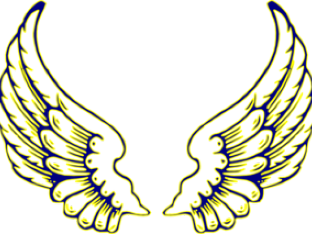 Wings Clipart Yellow - Png Download (640x480), Png Download
