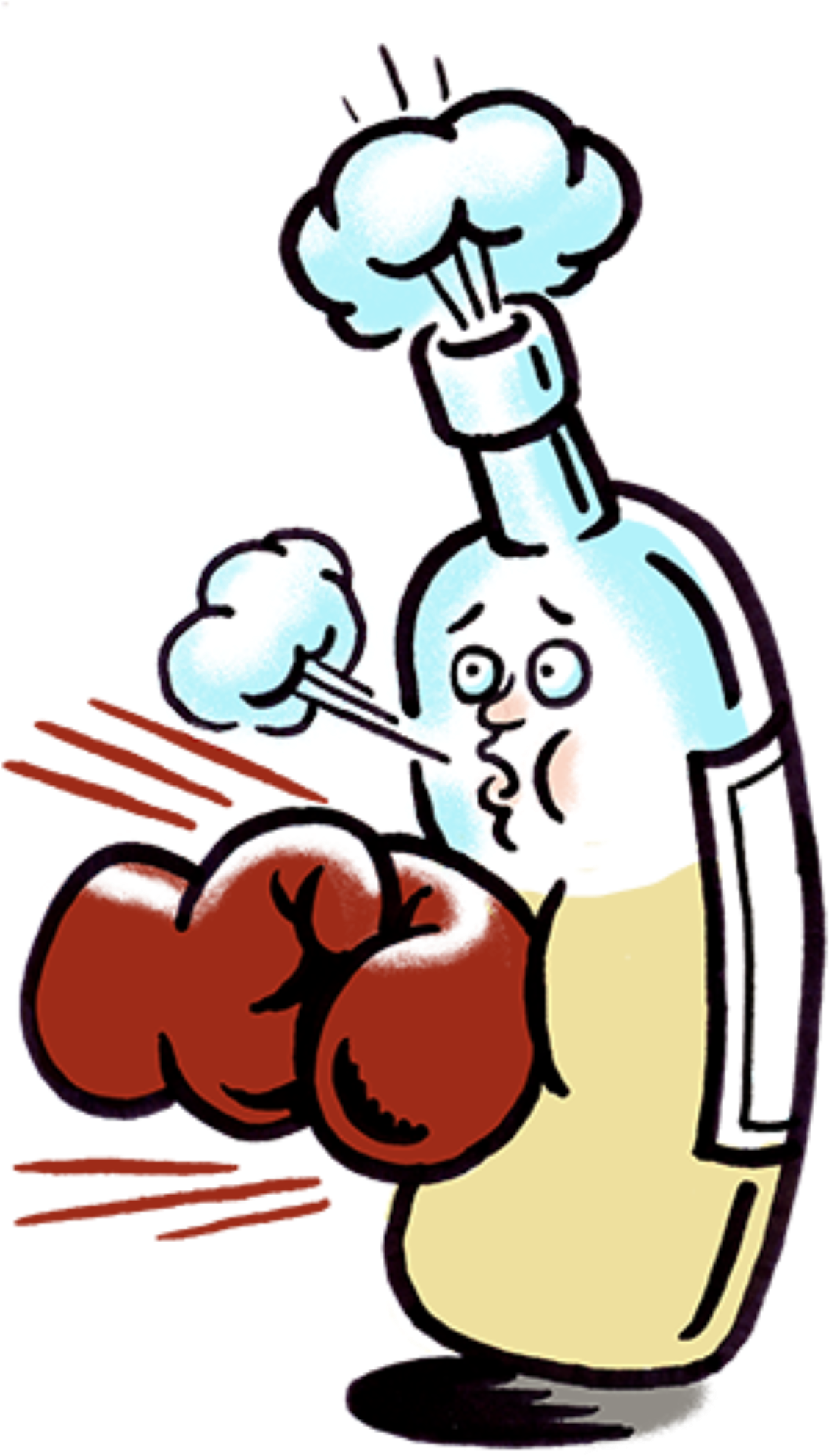 Deflating Leftover Wine Worries Leftover Wine, No Worries, Clipart (1600x2232), Png Download