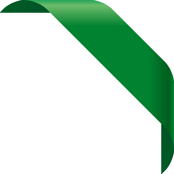 Green Ribbon Vector Png Clipart (600x600), Png Download