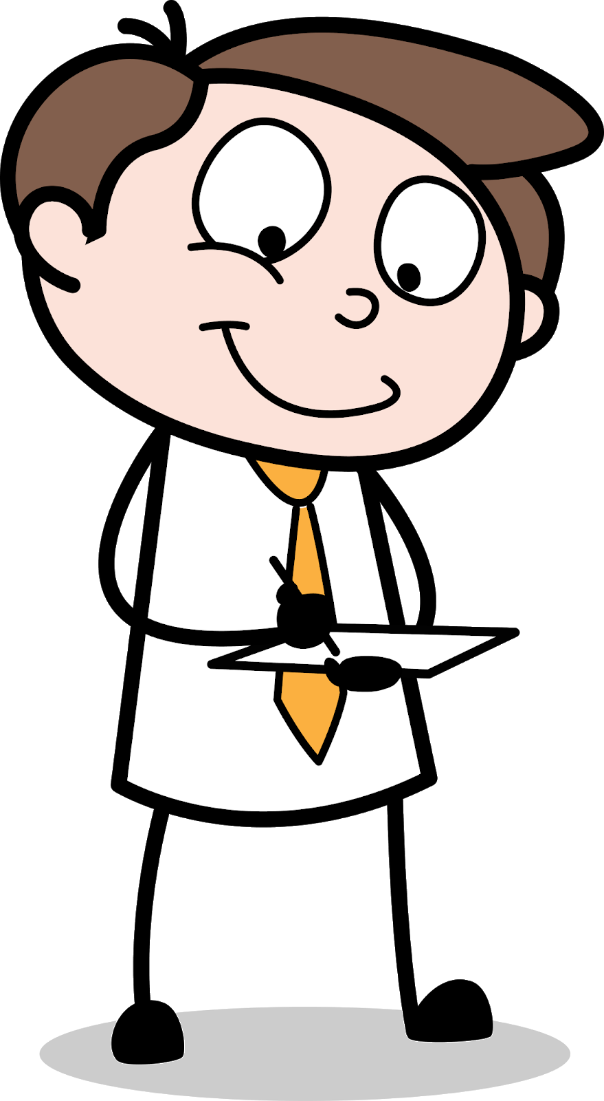 Salesman Clipart (879x1600), Png Download