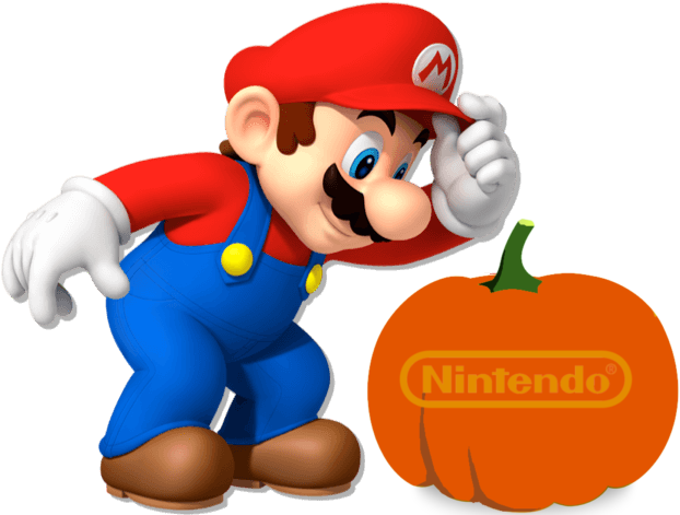 Looking For A Nintendo-themed Jack O'lantern Design Clipart (700x470), Png Download