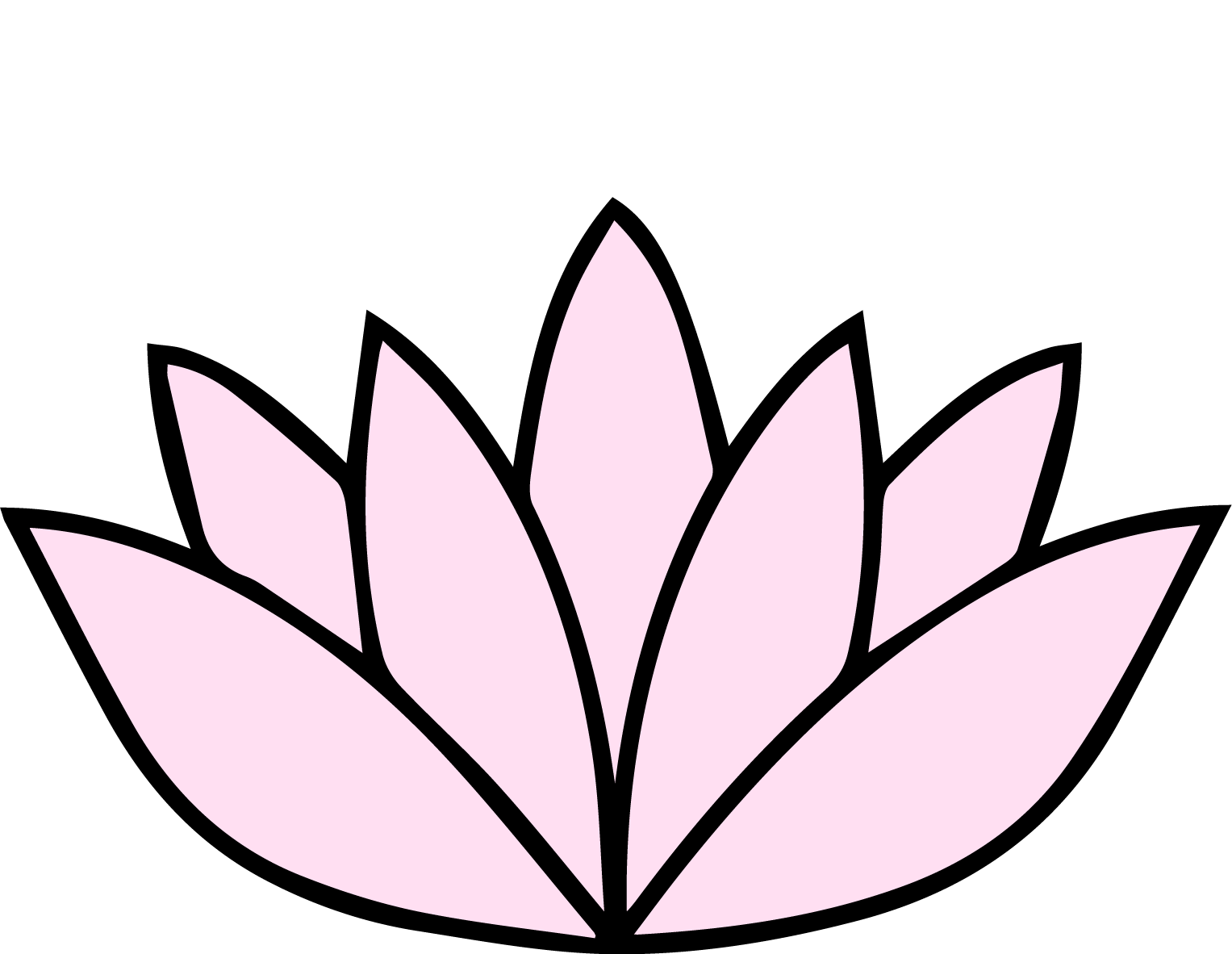 Lotus Blossom Symbol Clipart (1527x1182), Png Download