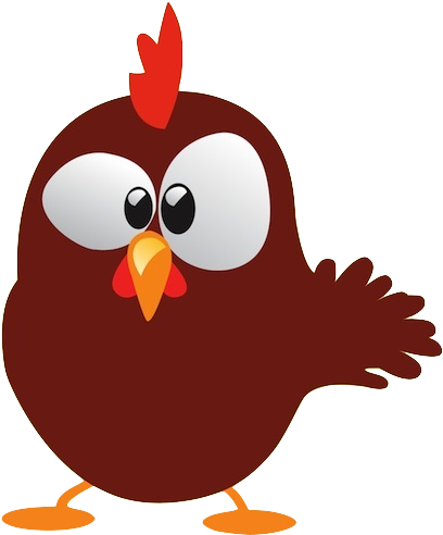 The Reluctant Chicken Clipart (1024x765), Png Download