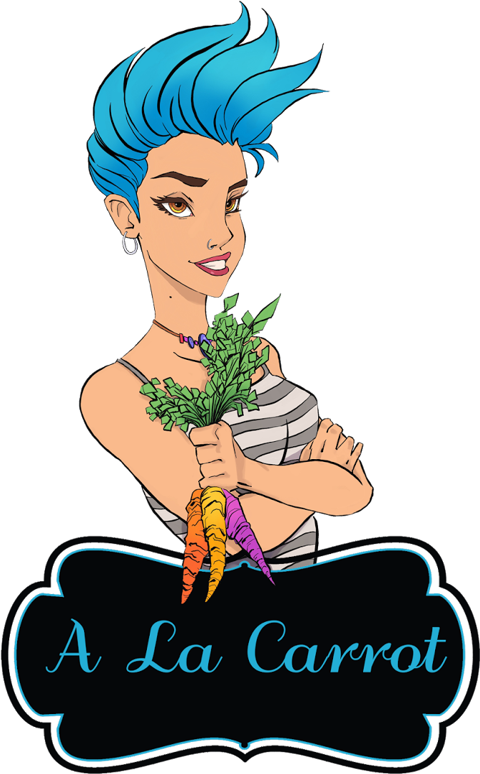 A La Carrot Logo Clipart (1237x1600), Png Download