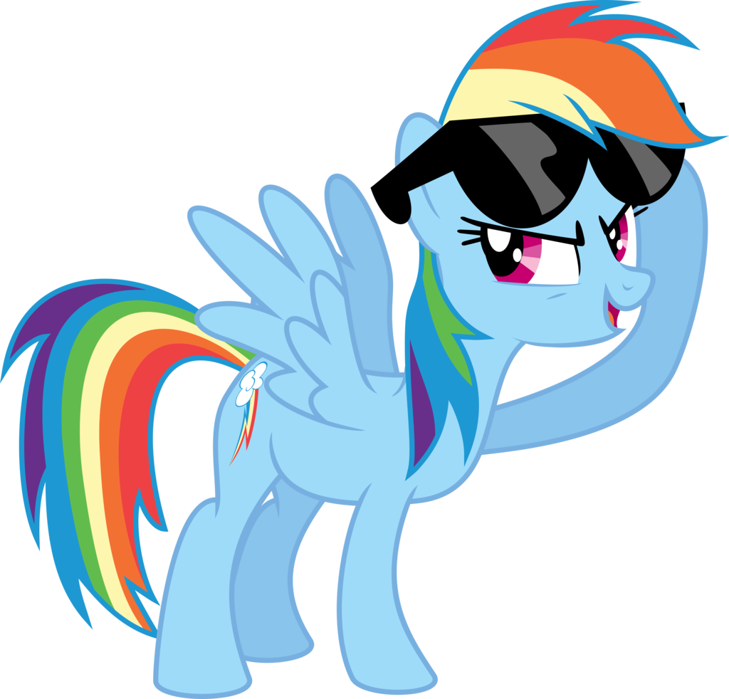 Is Rainbow Dash A Jerk Or Just Insecure Clipart (1024x982), Png Download