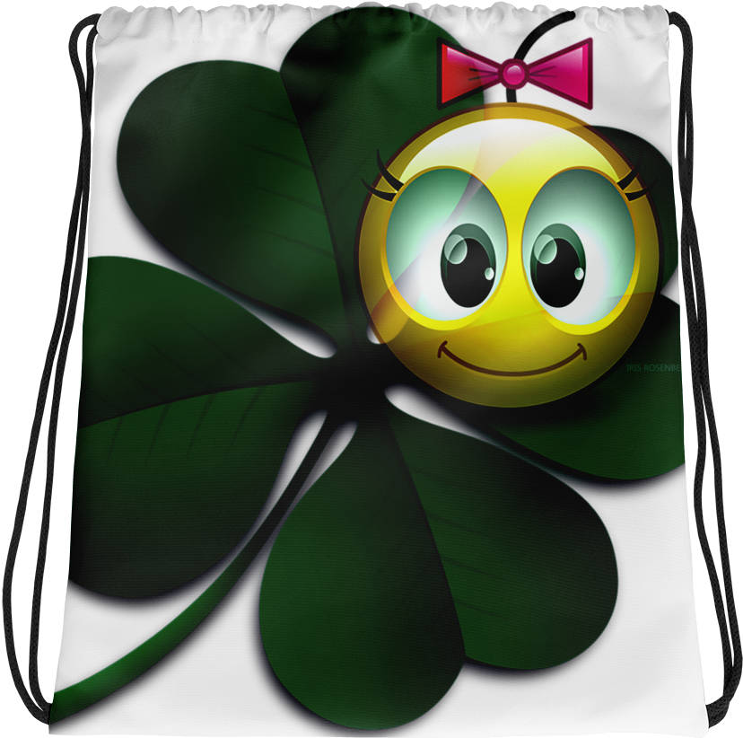 Drawstring Bag Smile Clipart (1000x1000), Png Download