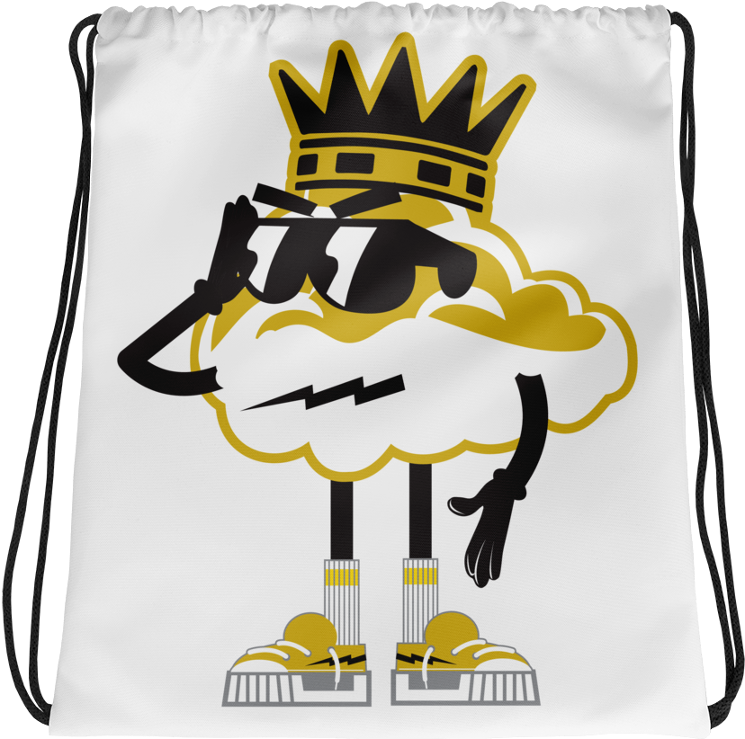 Image Of King Nimbus Drawstring Bag Clipart (1000x1000), Png Download