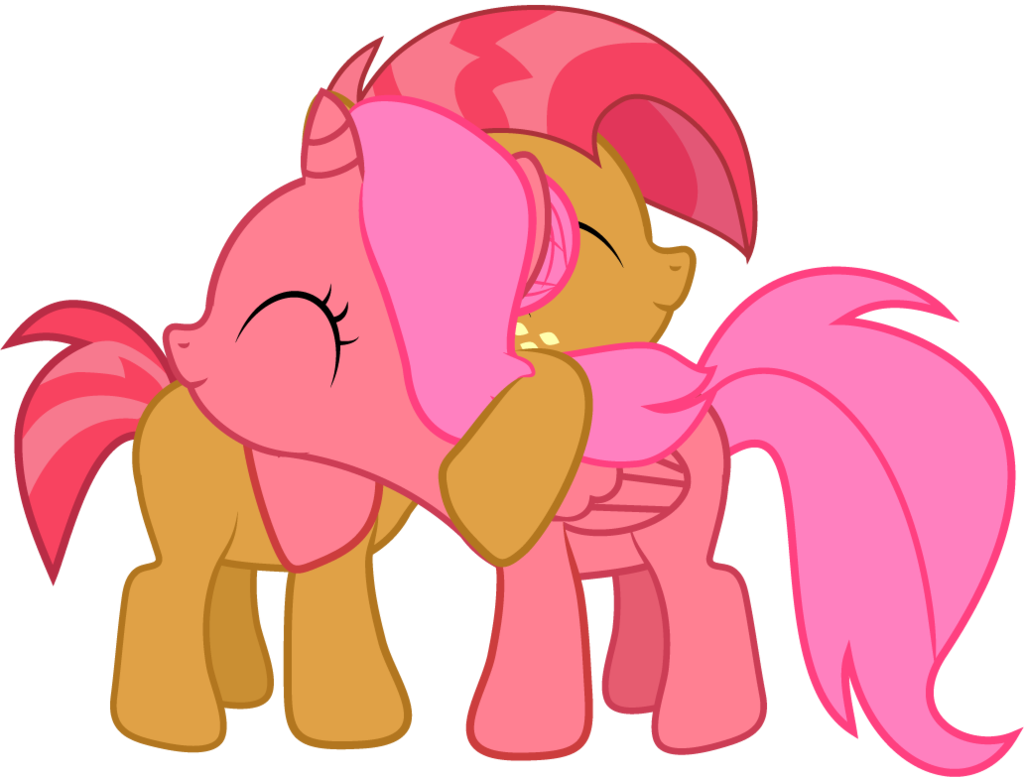 Cherry Seed Foal Hug By Creshosk-d5qxglj Clipart (1024x777), Png Download
