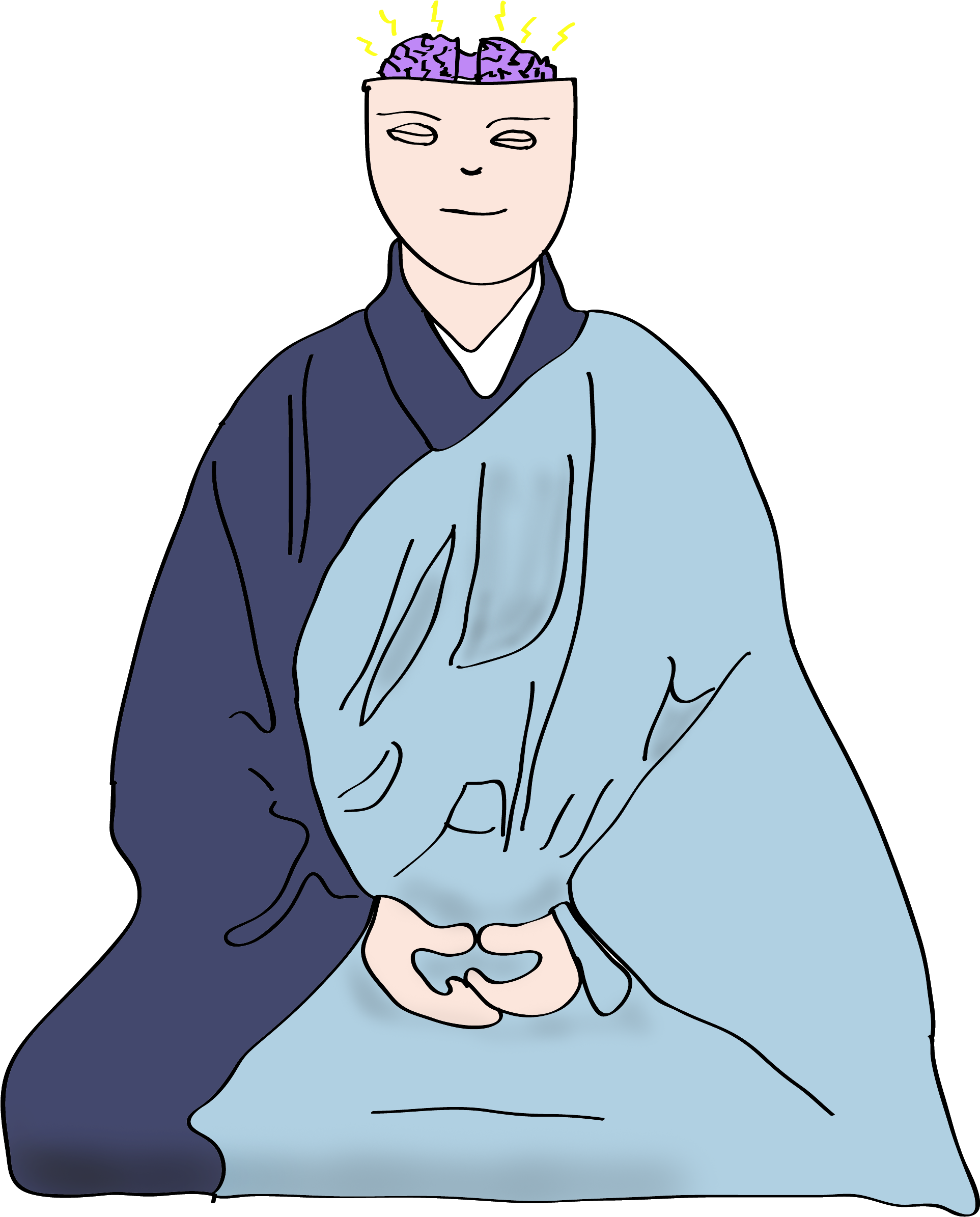 The Psych Yogi Clipart (1956x2411), Png Download