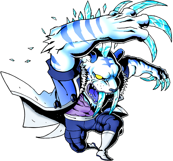 Frost Tiger Clipart (580x541), Png Download