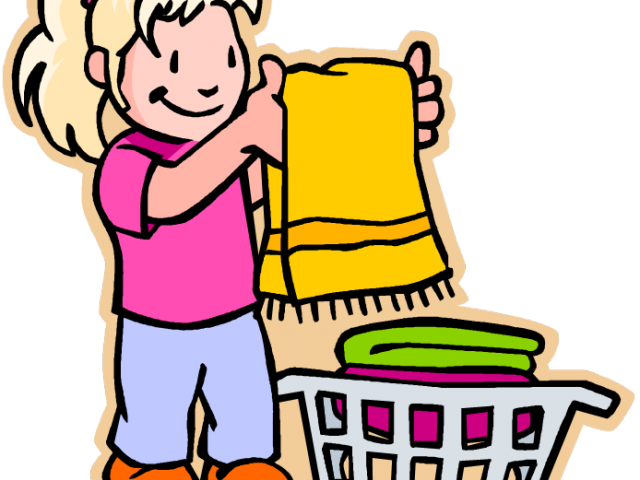 Little Girl Clipart Chore - Png Download (640x480), Png Download