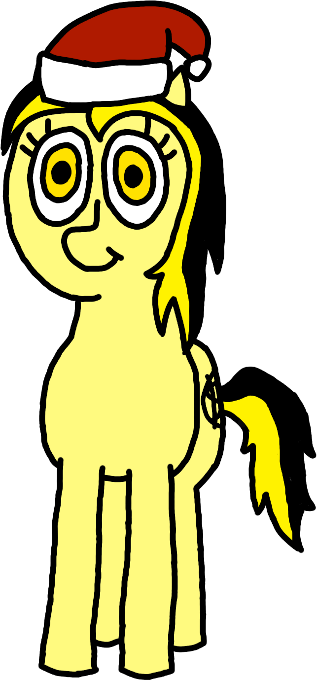 Anonymous, Christmas, Earth Pony, Female, Hat, Holiday, Clipart (800x1400), Png Download