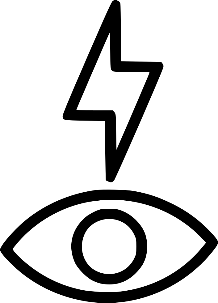 Redeye Lightining Bolt Svg Clipart (706x980), Png Download