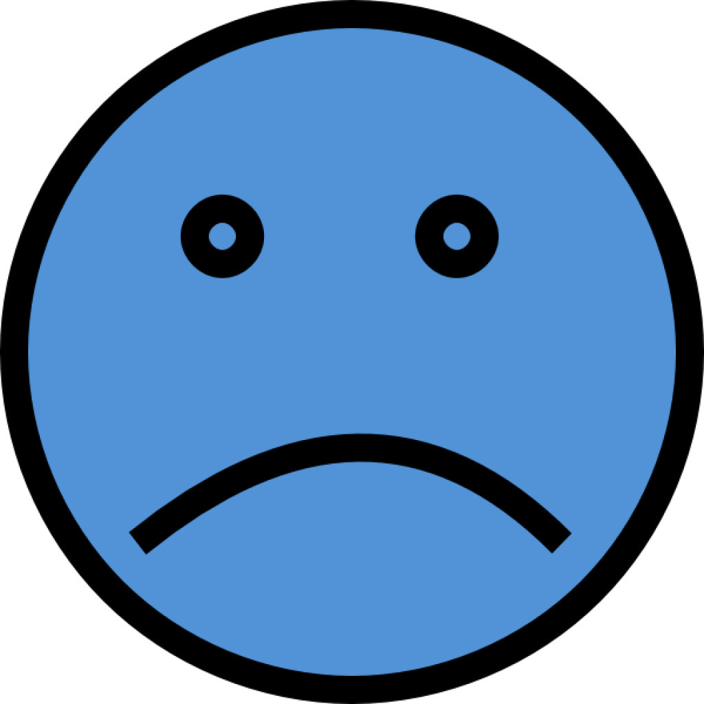 Royalty Free Clipart Sad Face - Png Download (1024x1024), Png Download