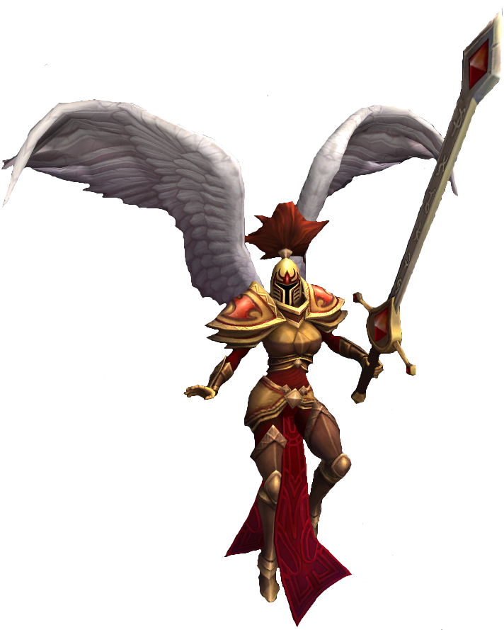 Only Angle I Know In Lol Is Kayle Morgana's Sister Clipart (798x930), Png Download