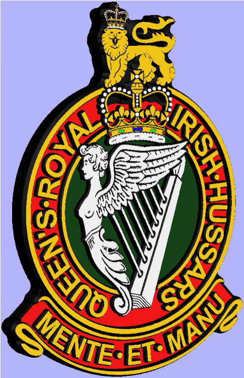 Queen's Royal Irish Hussars Plaque 290x220x18mm Oak Clipart (750x750), Png Download