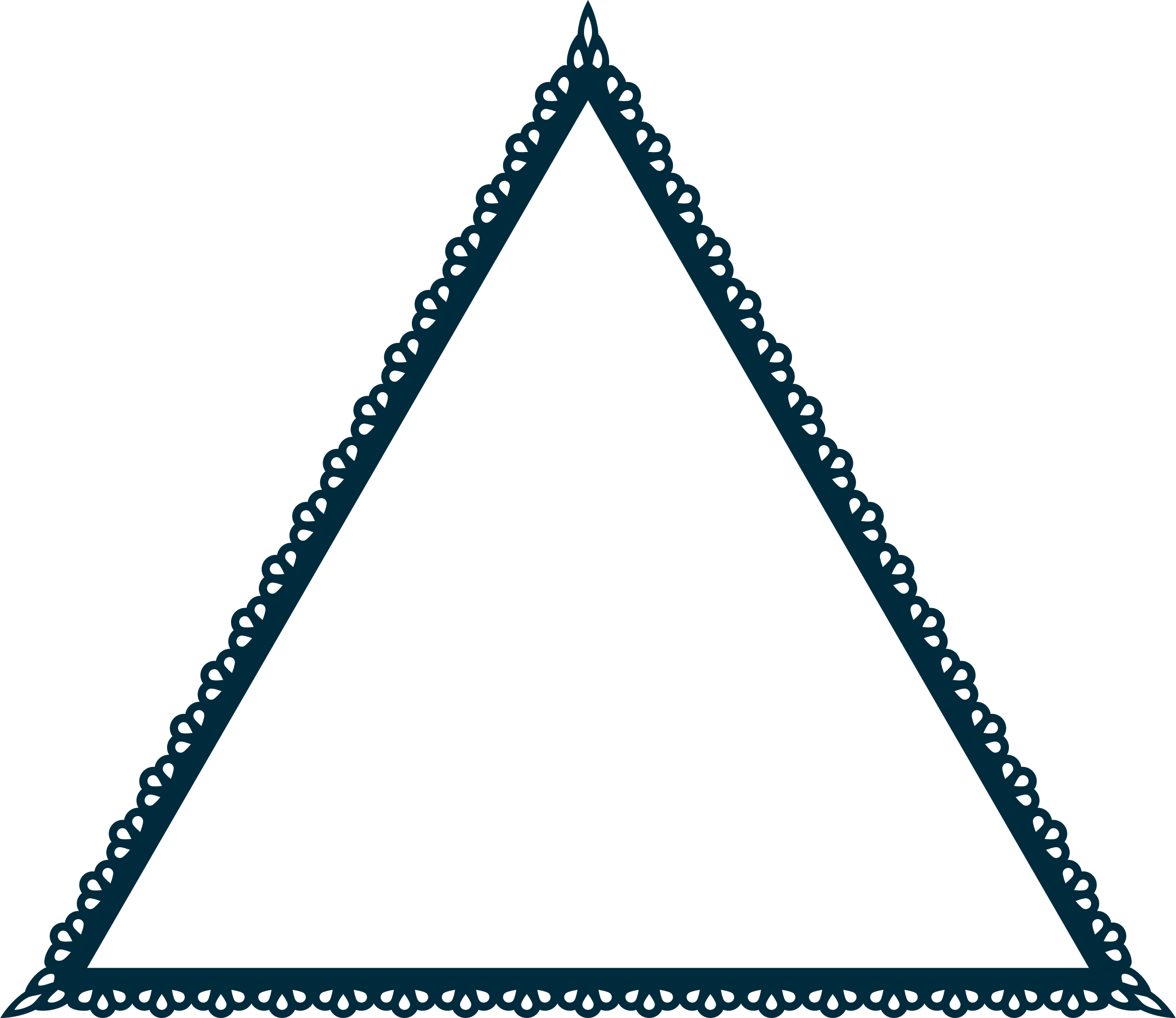 Scallop Frame Extrapolated 5 Clipart (2336x2022), Png Download