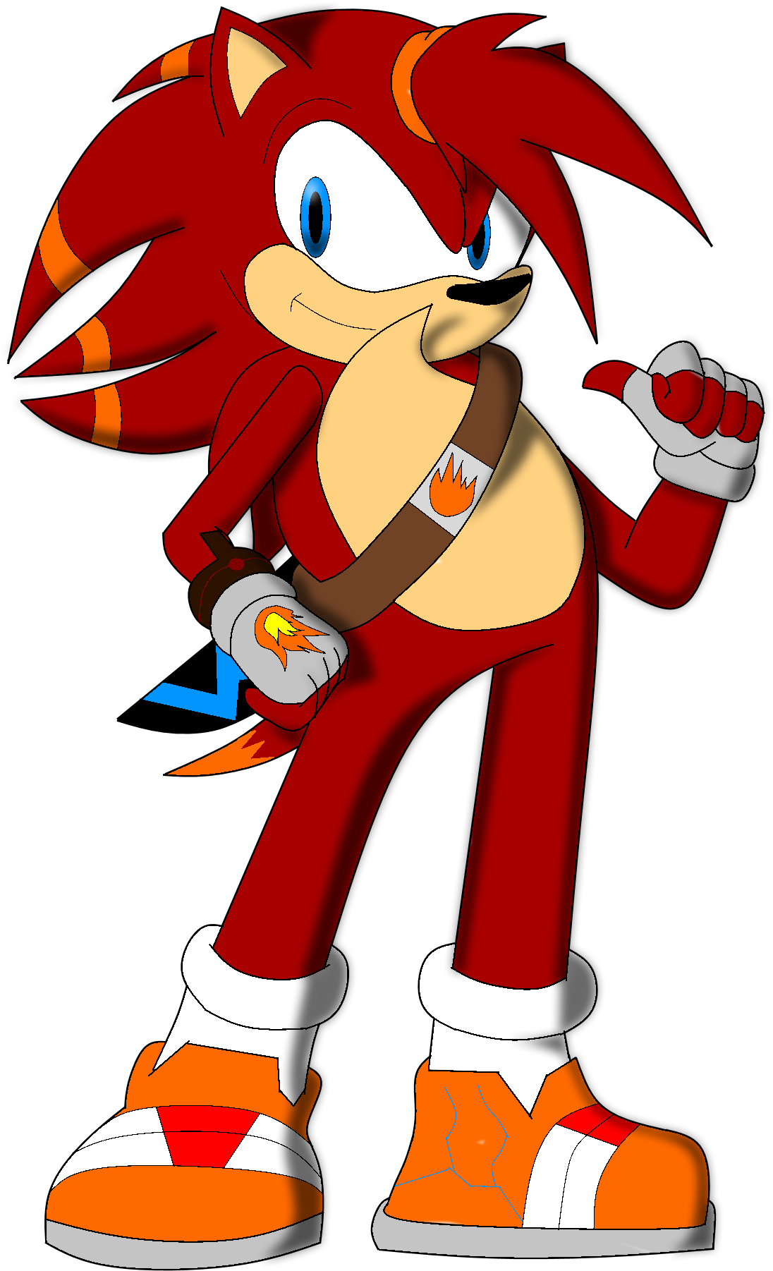 Icee The Hedgehog Clipart (1611x2106), Png Download