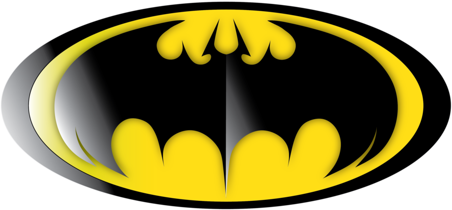 Batman Symbol By O0110o On Clipart Library - Png Download (900x695), Png Download