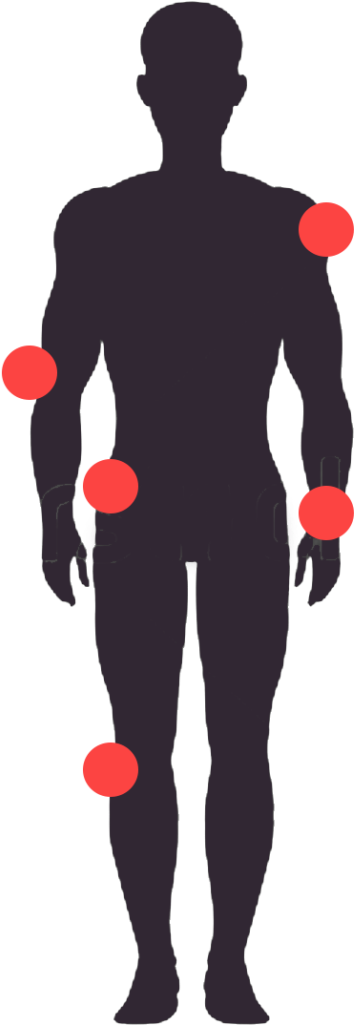 Foot & Ankle Clipart (416x1024), Png Download