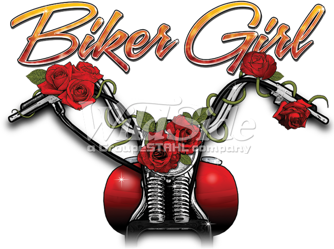 Bike & Roses Clipart (675x675), Png Download