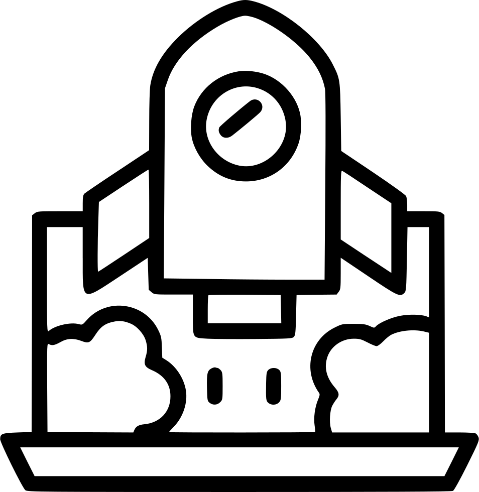 Rocket Take Off Laptop Comments Clipart (954x980), Png Download