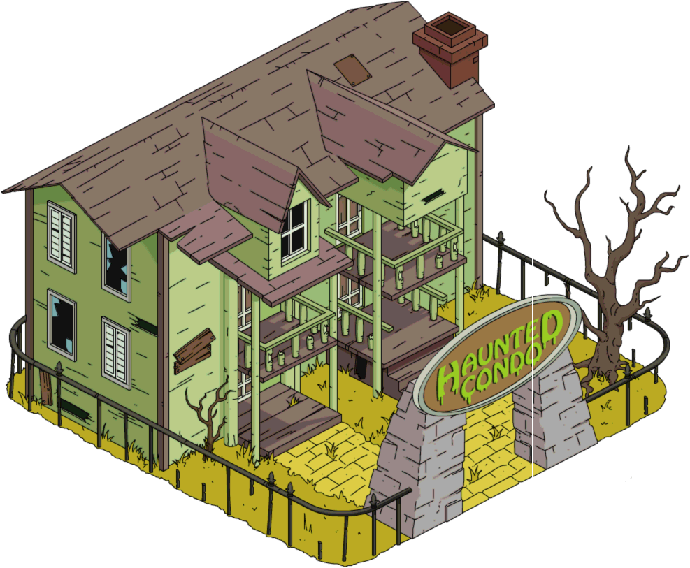 Haunted Condo Clipart (987x813), Png Download