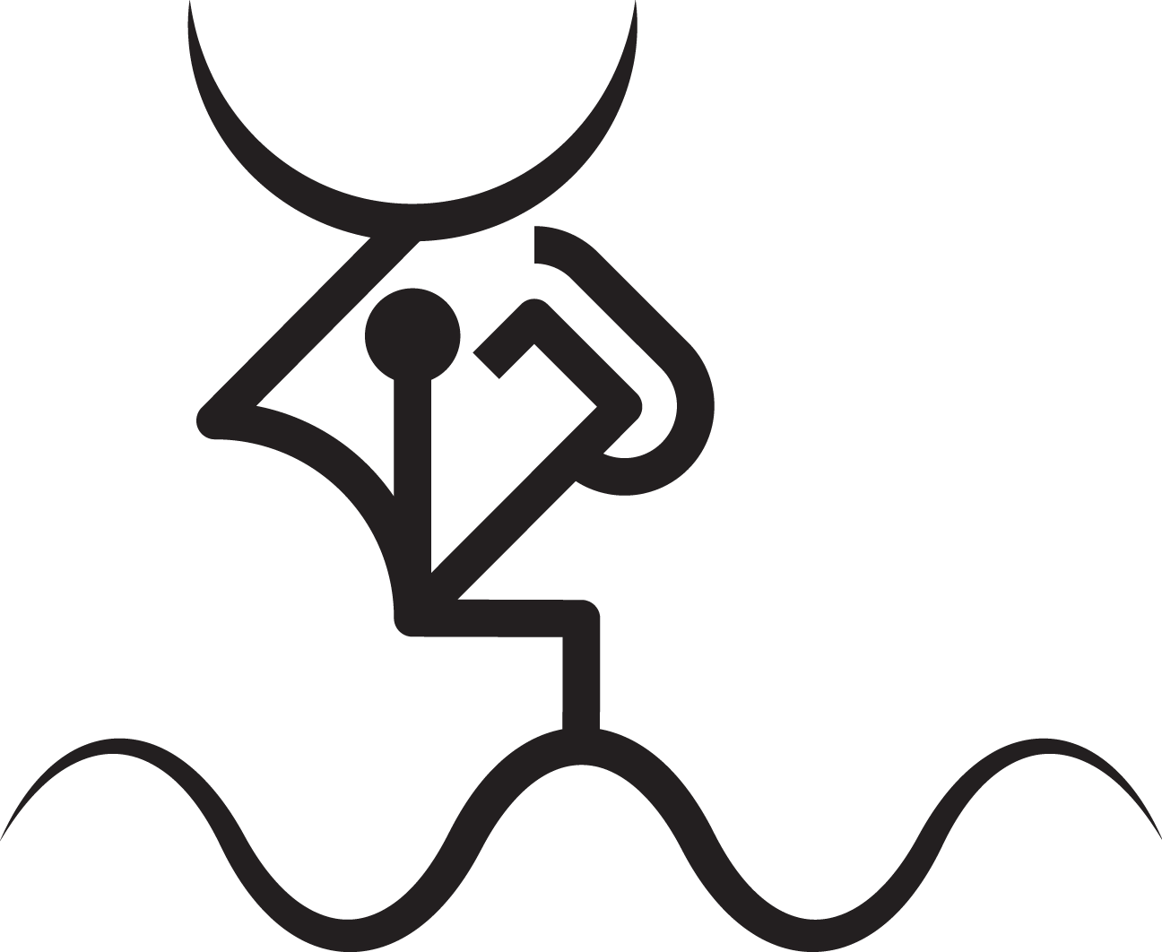 Attempt To Merge Them Into A Symbol Clipart (1296x1062), Png Download