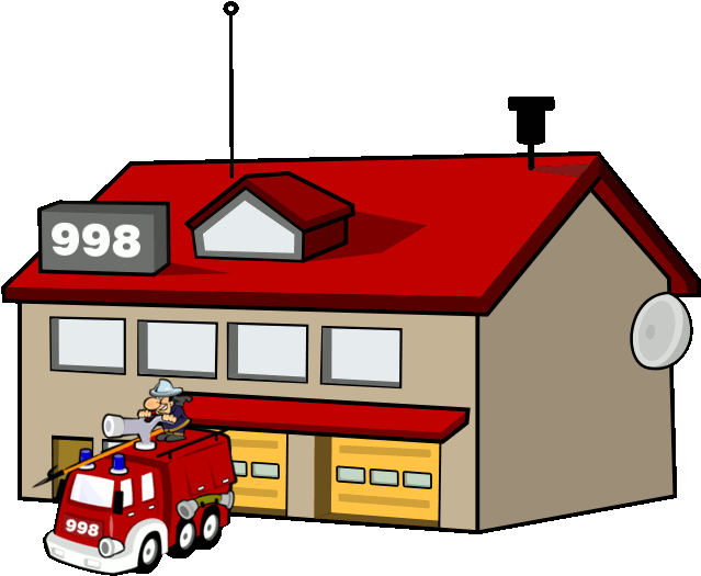 Wóz Strażacki Gif Clipart (703x574), Png Download