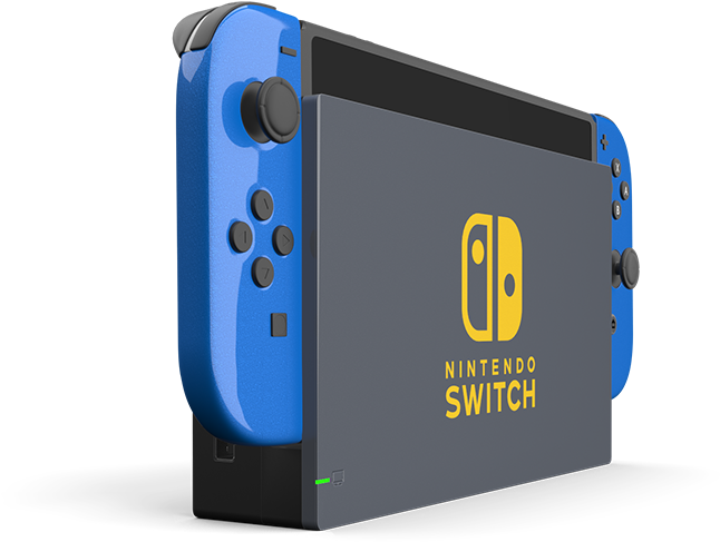 Nintendo Switch Custom Nintendo Console Colorware Electronic Clipart (800x700), Png Download