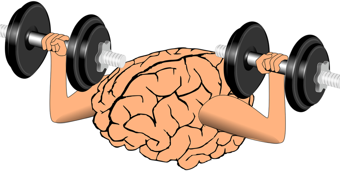Clip Art Black And White Mindset Muscle Building Program - Png Download (1168x600), Png Download