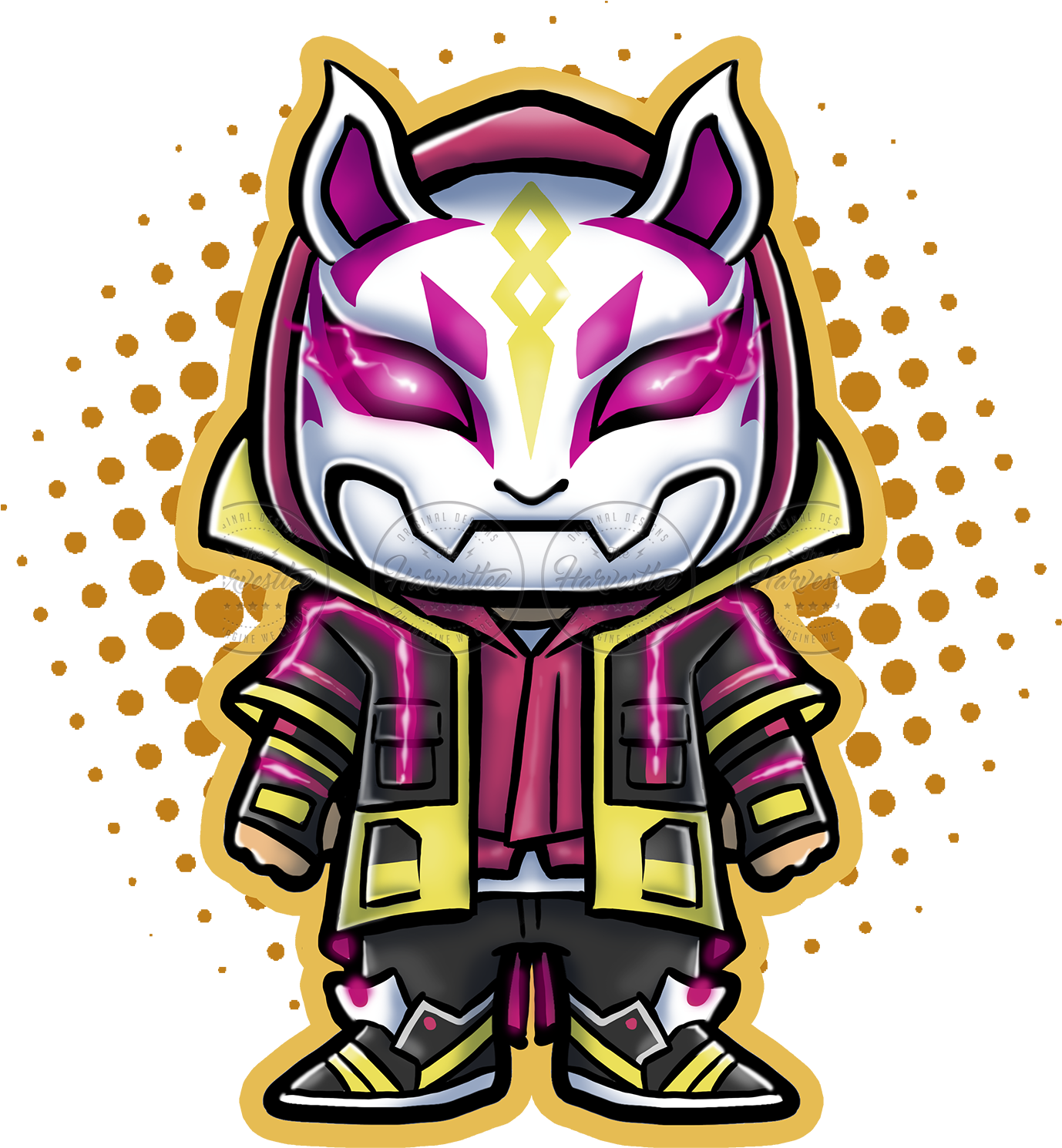 Drift Chibi Clipart (1500x1500), Png Download