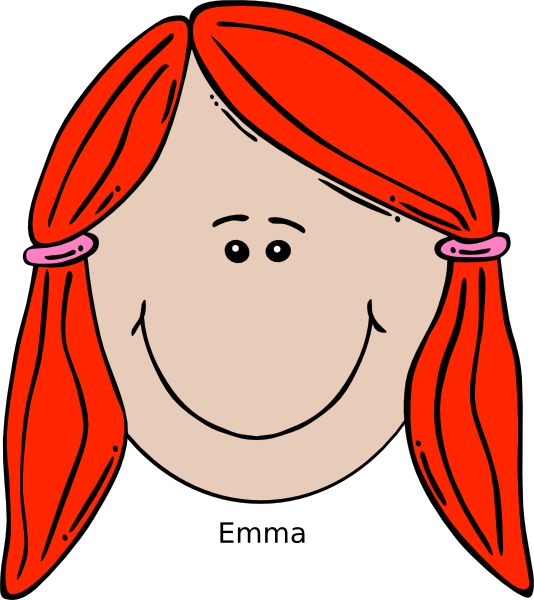 Emma Clip Art At Clker Com - Png Download (534x600), Png Download