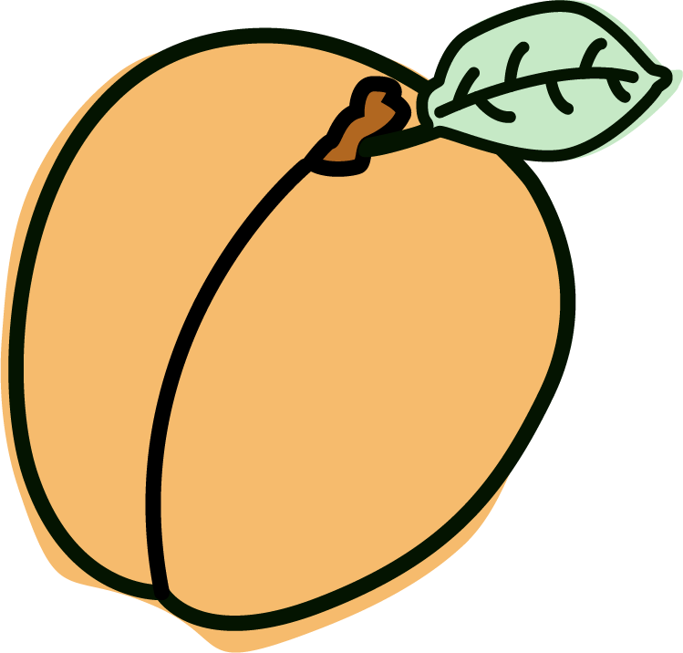 “fantasme” Apricot Sorbet Clipart (749x716), Png Download