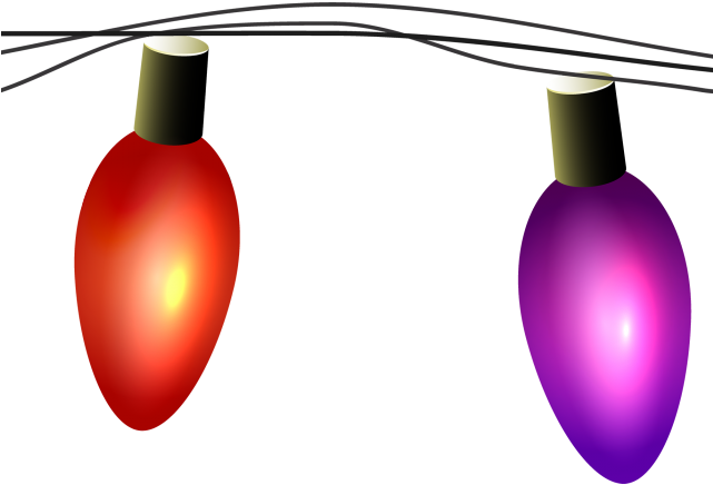 Palm Tree Clipart Christmas Light - Png Download (640x480), Png Download