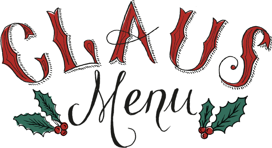 New This Christmas Is The Claus Menu Where You Can Clipart (945x506), Png Download