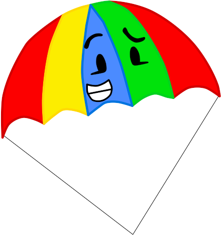 Parachute Idle By Cetus The Heropon On Clipart (872x486), Png Download