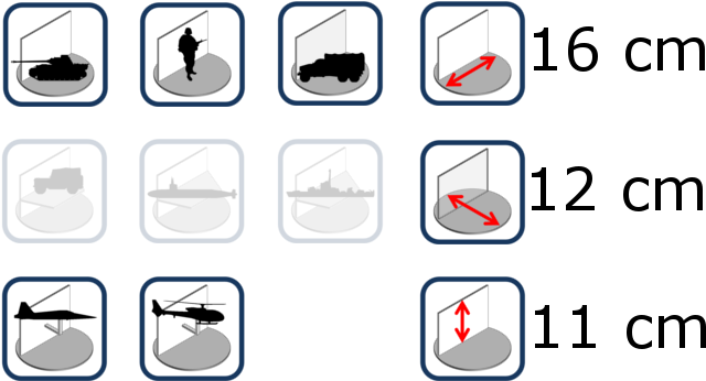 1 X Rear Wall Round With Milled Stars & Stripes 1 X Clipart (800x400), Png Download