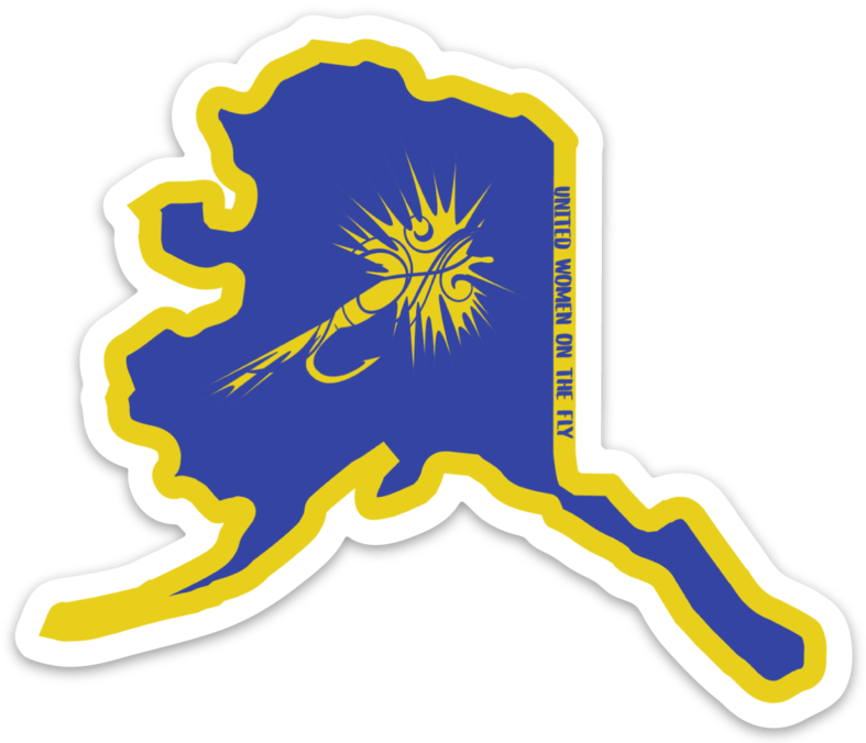Uwotf Alaska State Sticker Clipart (787x676), Png Download