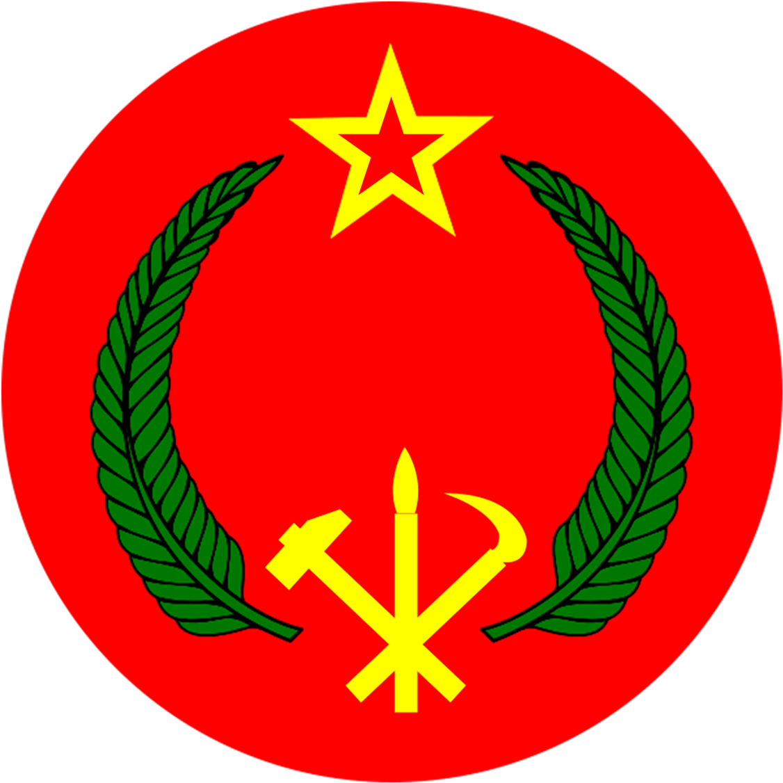 Emblem Of The Porean People's Socialist Republic Clipart (1148x1127), Png Download