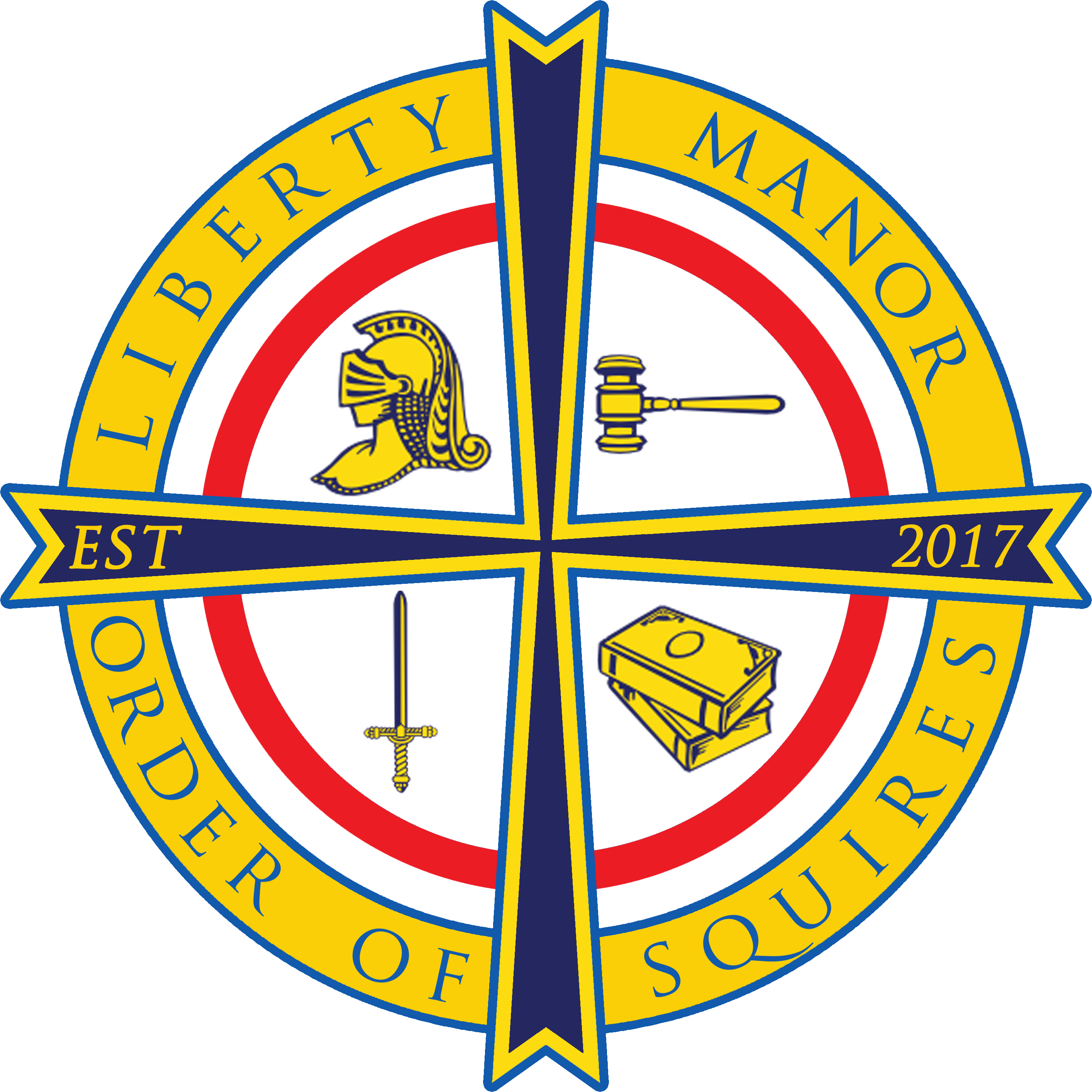 Liberty Manor Logo Northeast Chapter Order Of Demolay Clipart (2828x2828), Png Download