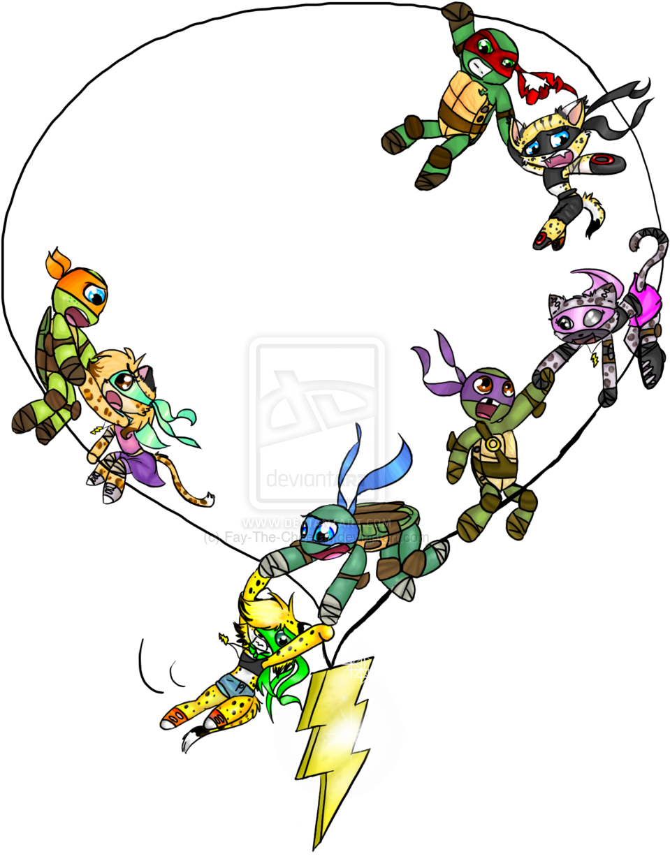 Trapped In The Same Story By Fay The Cheetah-d6os8x0 Clipart (1024x1243), Png Download