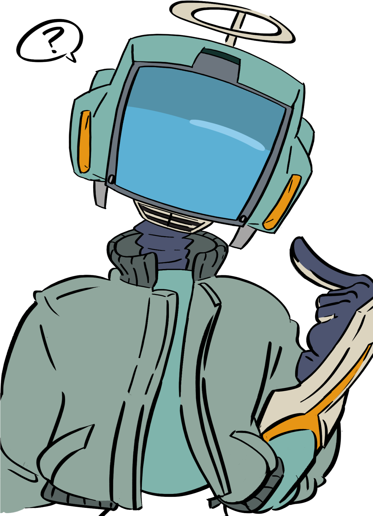 A While Back I Did A Collab Trade With Jam, We Each Clipart (1280x1814), Png Download