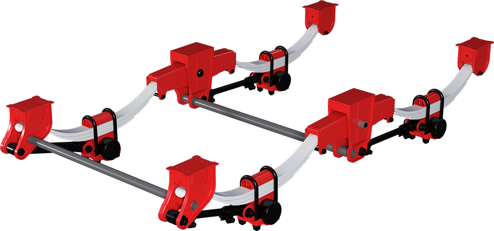 Hutchens Industries 9700tws Spring Suspension Clipart (1002x469), Png Download