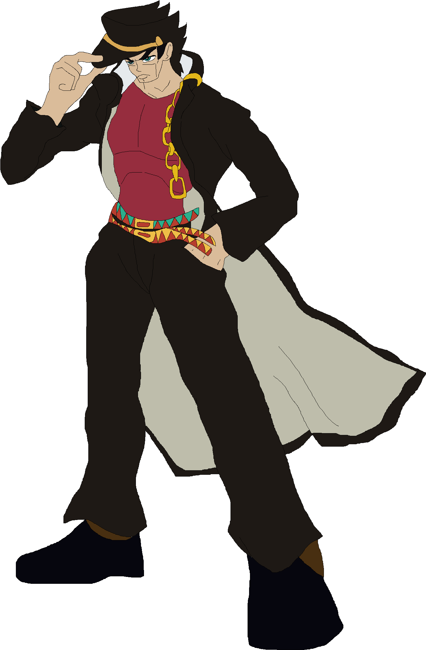Clip Art Freeuse Library Jotaro Transparent Smash Bros - Png Download (1423x2170), Png Download