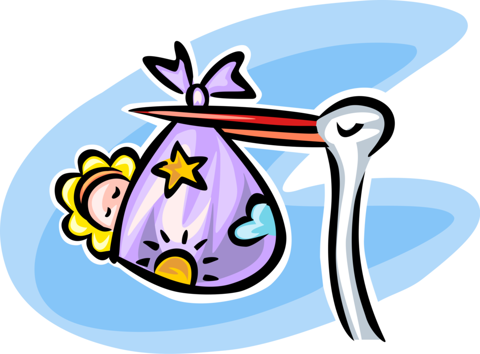 Carries Baby Image Illustration Clipart (947x700), Png Download