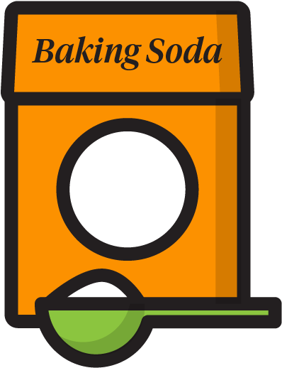 Baking Soda Use Instead Of Toilet And Shower Scrubs Clipart (833x833), Png Download