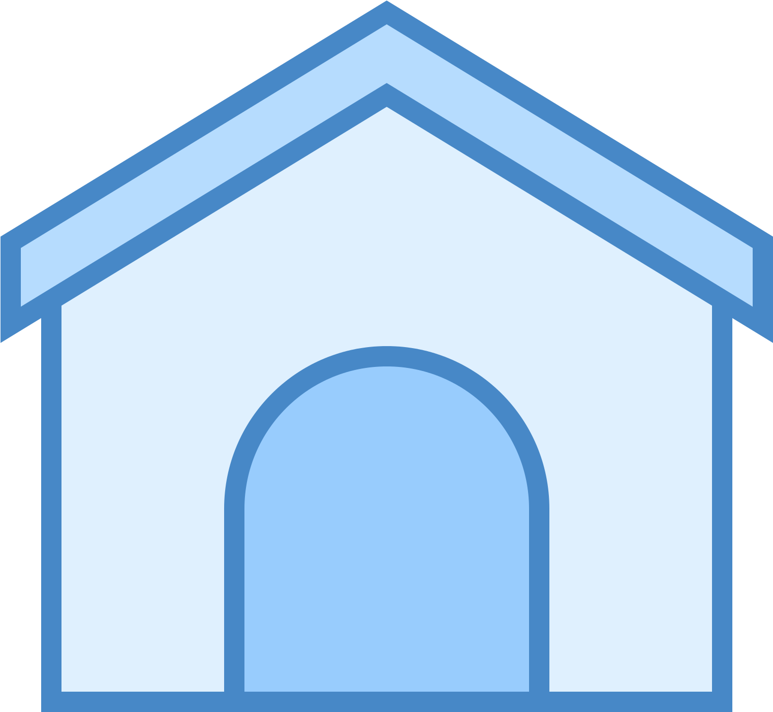 Chateau / Country House Clipart (1600x1600), Png Download