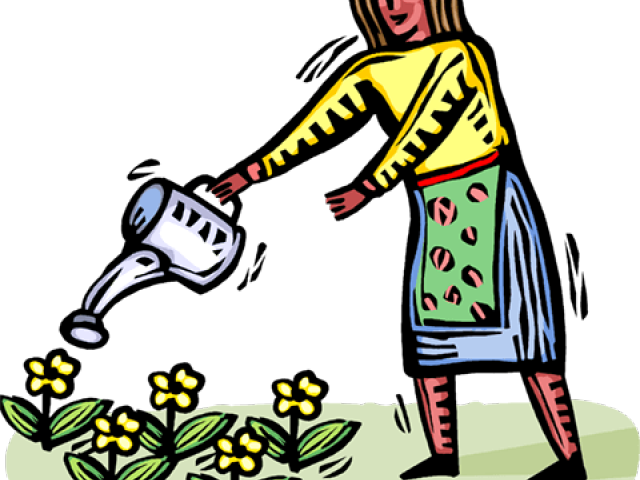 Women Clipart Garden - Png Download (640x480), Png Download